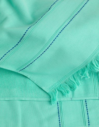 Beach Towel Hampton Collection- TURQUOISE Tooshie