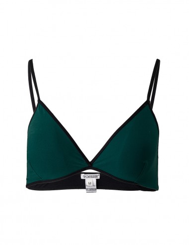 TOP REVERSIBLE HAMPTON GREEN/BLACK FRONT - Lingerie - Tooshie