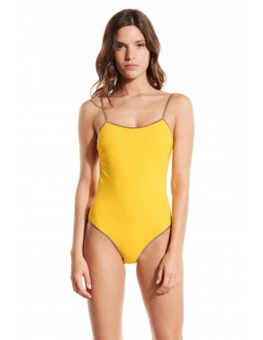 SWIMSUIT REVERSIBLE GOLD BRIDGEHAMPTON - Swimwear - Tooshie