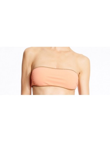 Bikini bandeau Orange / Peach top - Hampton collection - Swimwear - Tooshie