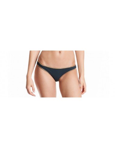 Bikini bandeau Marine / Dark Grey bottom - Hampton collection - Swimwear - Tooshie