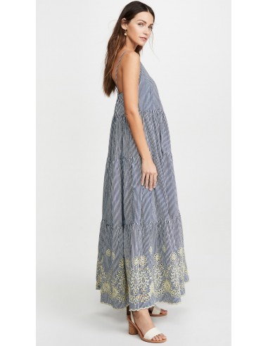 LONG DRESS EMBROIDERED GIANELLA - Home - Tooshie