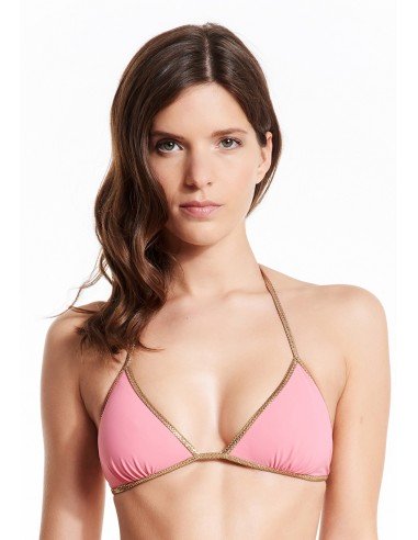 Bikini reversible Pink & Dark Blue - top - Swimwear - Tooshie